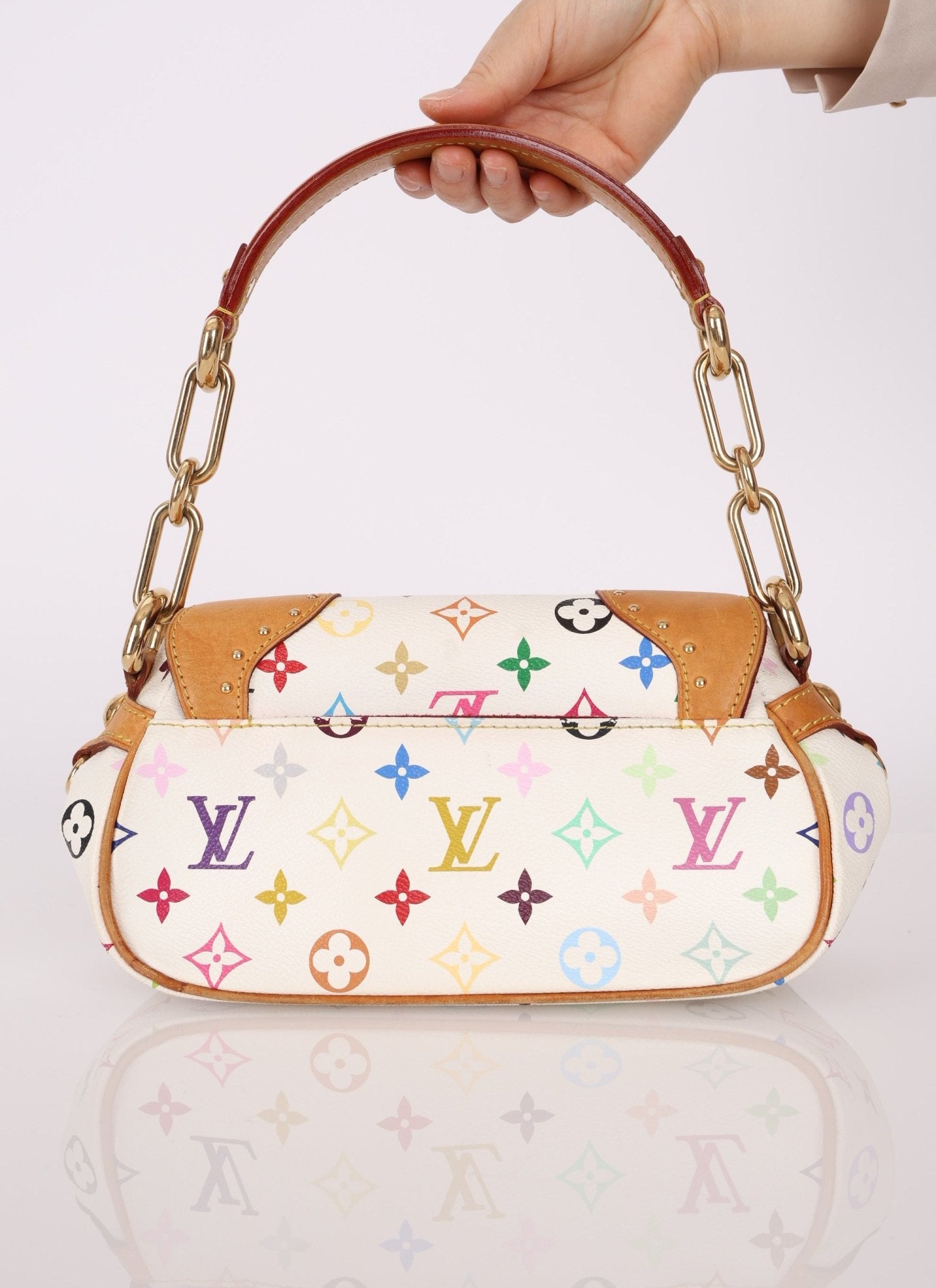 Limited Edition Louis Vuitton x Takashi Murakami Multicolor Monogram Marilyn PM - FashioNica