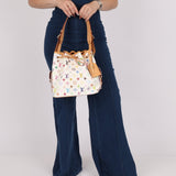 Limited Edition Louis Vuitton x Takashi Murakami Multicolor Monogram Petit Noe - FashioNica