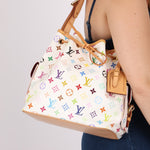 Limited Edition Louis Vuitton x Takashi Murakami Multicolor Monogram Petit Noe - FashioNica