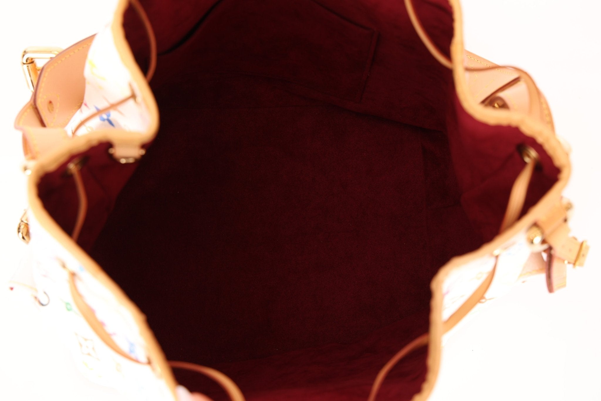 Limited Edition Louis Vuitton x Takashi Murakami Multicolor Monogram Petit Noe - FashioNica