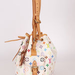 Limited Edition Louis Vuitton x Takashi Murakami Multicolor Monogram Petit Noe - FashioNica