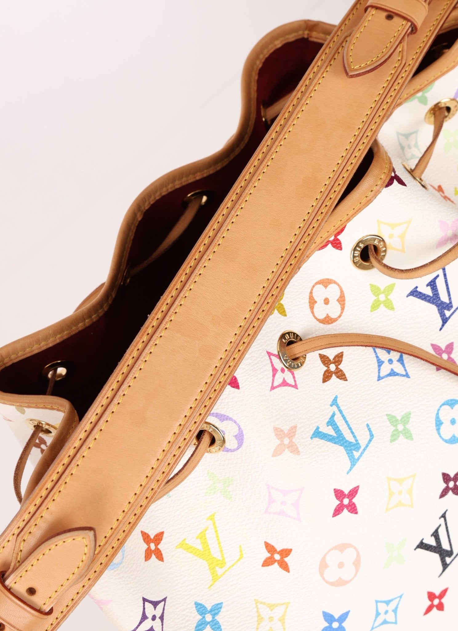 Limited Edition Louis Vuitton x Takashi Murakami Multicolor Noe Bucket Bag - FashioNica
