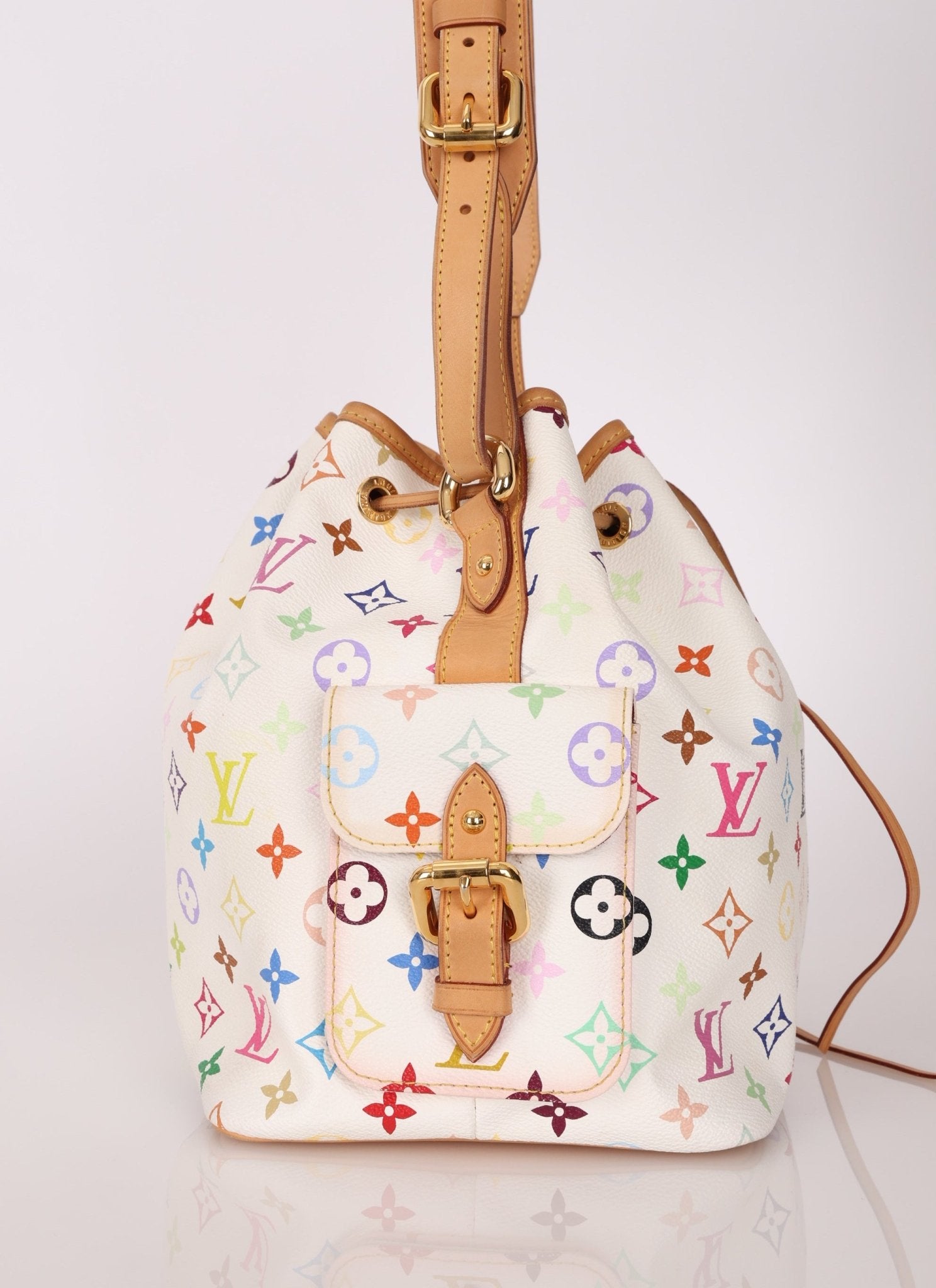 Limited Edition Louis Vuitton x Takashi Murakami Multicolor Noe Bucket Bag - FashioNica