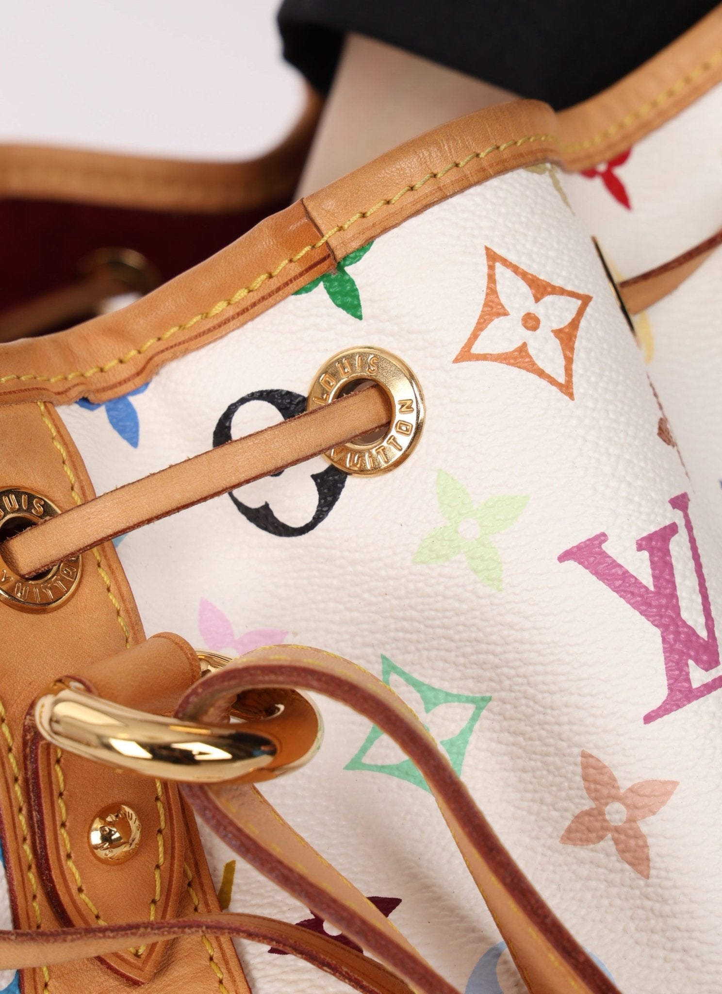 Limited Edition Louis Vuitton x Takashi Murakami Multicolor Noe Bucket Bag - FashioNica
