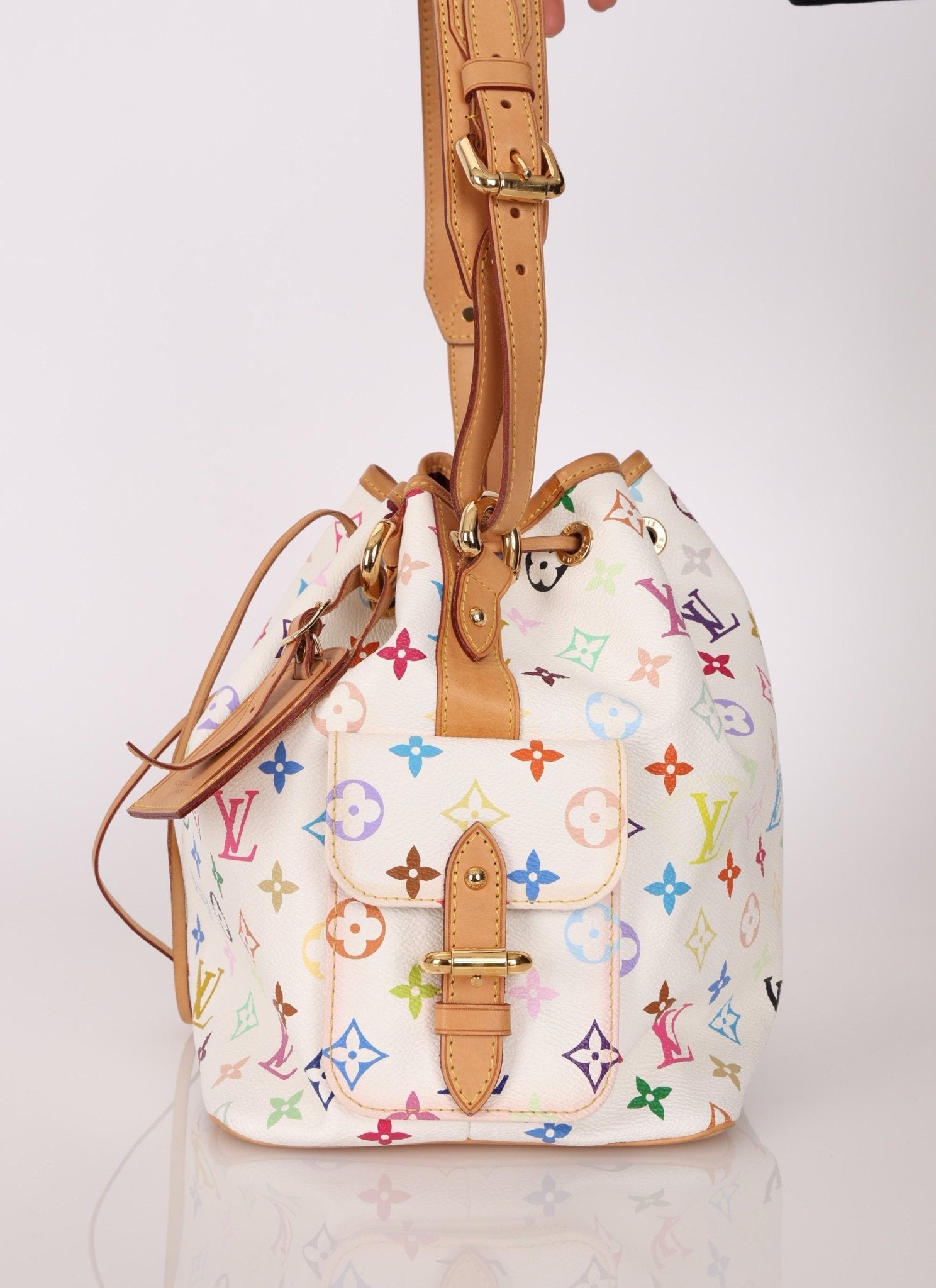 Limited Edition Louis Vuitton x Takashi Murakami Multicolor Noe Bucket Bag - FashioNica