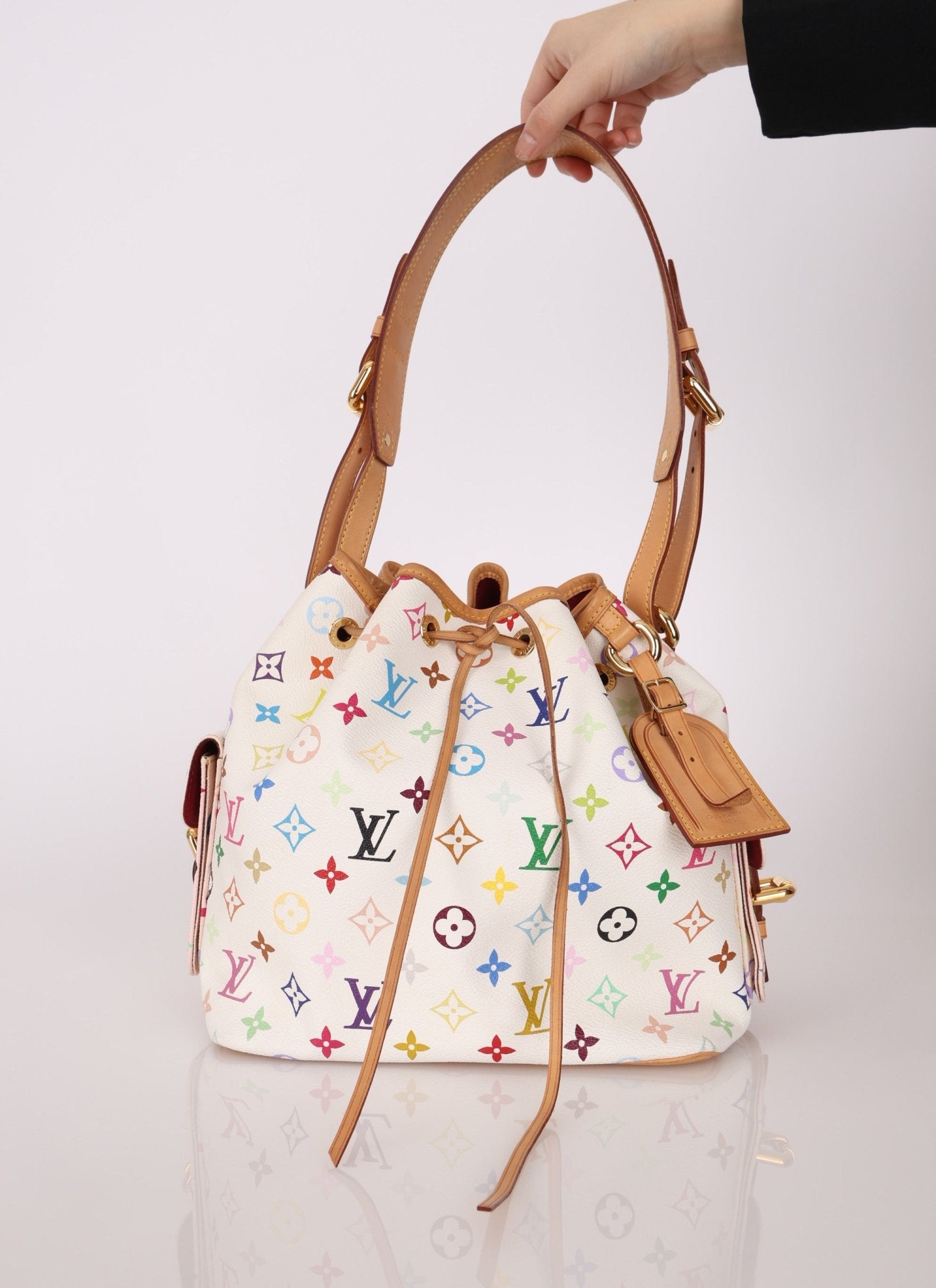 Limited Edition Louis Vuitton x Takashi Murakami Multicolor Noe Bucket Bag - FashioNica