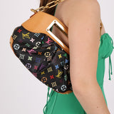 Limited Edition Louis Vuitton x Takashi Murakami Multicolor Noir Judy PM - FashioNica