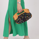 Limited Edition Louis Vuitton x Takashi Murakami Multicolor Noir Judy PM - FashioNica