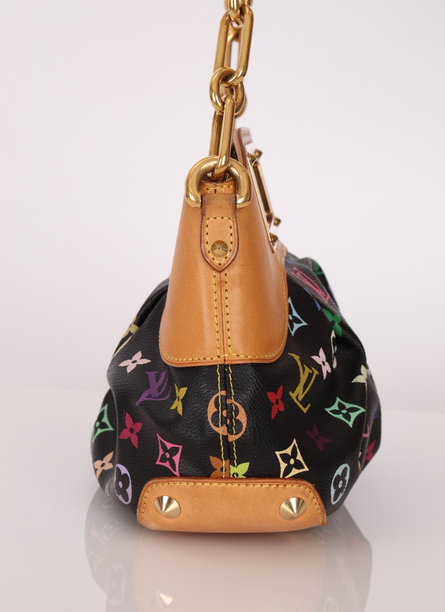 Limited Edition Louis Vuitton x Takashi Murakami Multicolor Noir Judy PM - FashioNica