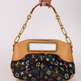 Limited Edition Louis Vuitton x Takashi Murakami Multicolor Noir Judy PM - FashioNica