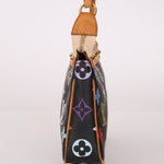 Limited Edition Louis Vuitton x Takashi Murakami Multicolor Noir Pochette - FashioNica