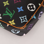 Limited Edition Louis Vuitton x Takashi Murakami Multicolor Noir Pochette - FashioNica