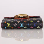Limited Edition Louis Vuitton X Takashi Murakami Noir Multicolor Joey Wallet - FashioNica