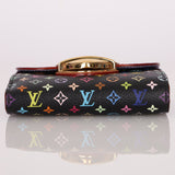 Limited Edition Louis Vuitton X Takashi Murakami Noir Multicolor Joey Wallet - FashioNica