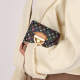 Limited Edition Louis Vuitton X Takashi Murakami Noir Multicolor Joey Wallet - FashioNica