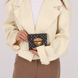 Limited Edition Louis Vuitton X Takashi Murakami Noir Multicolor Joey Wallet - FashioNica