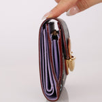 Limited Edition Louis Vuitton X Takashi Murakami Noir Multicolor Joey Wallet - FashioNica