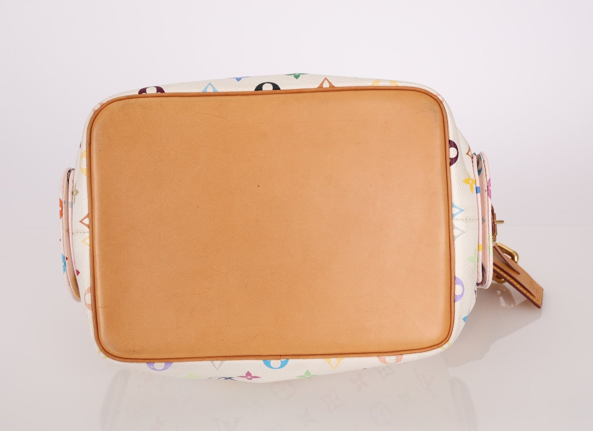 Limited Edition Louis Vuitton x Takashi Murakami White Multicolor Petit Noe - FashioNica