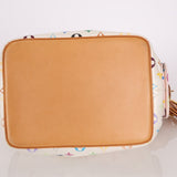 Limited Edition Louis Vuitton x Takashi Murakami White Multicolor Petit Noe - FashioNica