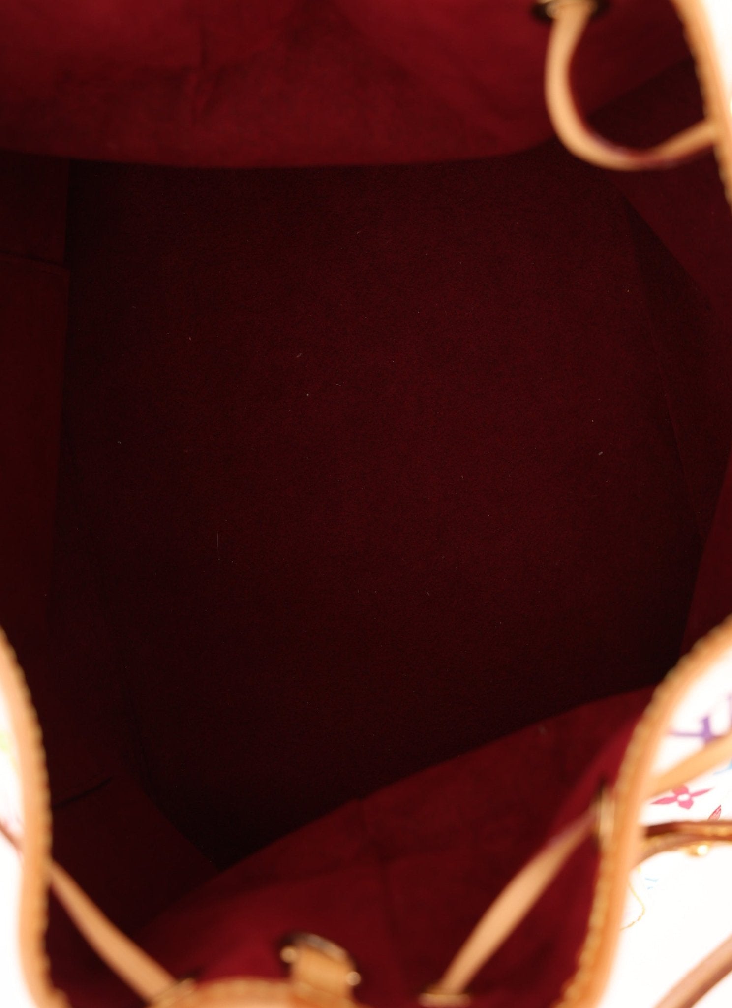 Limited Edition Louis Vuitton x Takashi Murakami White Multicolor Petit Noe - FashioNica