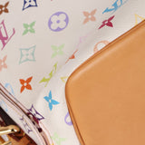 Limited Edition Louis Vuitton x Takashi Murakami White Multicolor Petit Noe - FashioNica