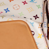 Limited Edition Louis Vuitton x Takashi Murakami White Multicolor Petit Noe - FashioNica