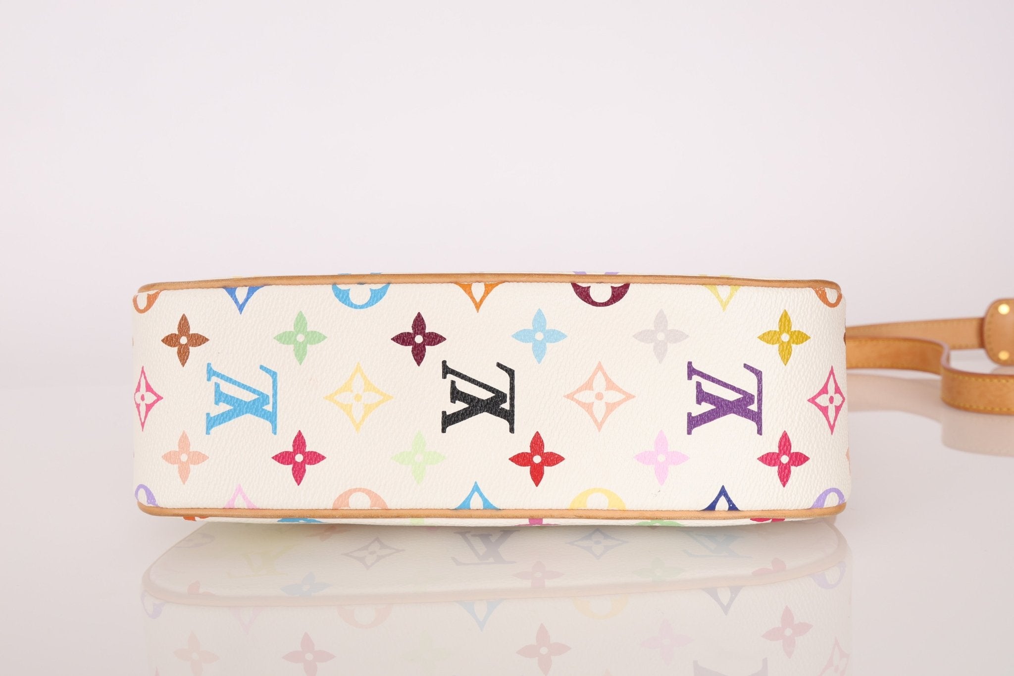 Limited Edition Louis Vuitton x Takashi Murakami White Sologne - FashioNica