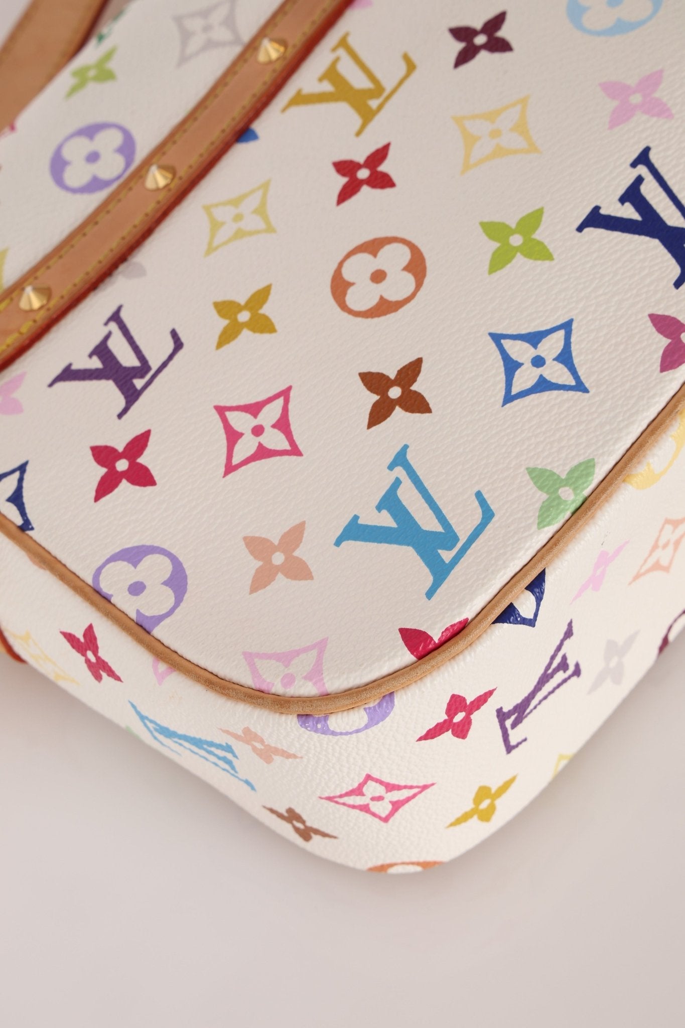 Limited Edition Louis Vuitton x Takashi Murakami White Sologne - FashioNica