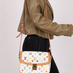 Limited Edition Louis Vuitton x Takashi Murakami White Sologne - FashioNica