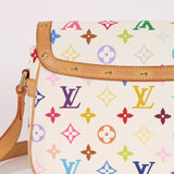 Limited Edition Louis Vuitton x Takashi Murakami White Sologne - FashioNica