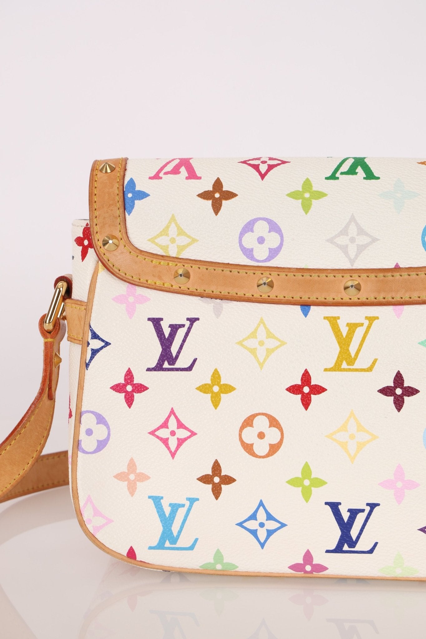 Limited Edition Louis Vuitton x Takashi Murakami White Sologne - FashioNica