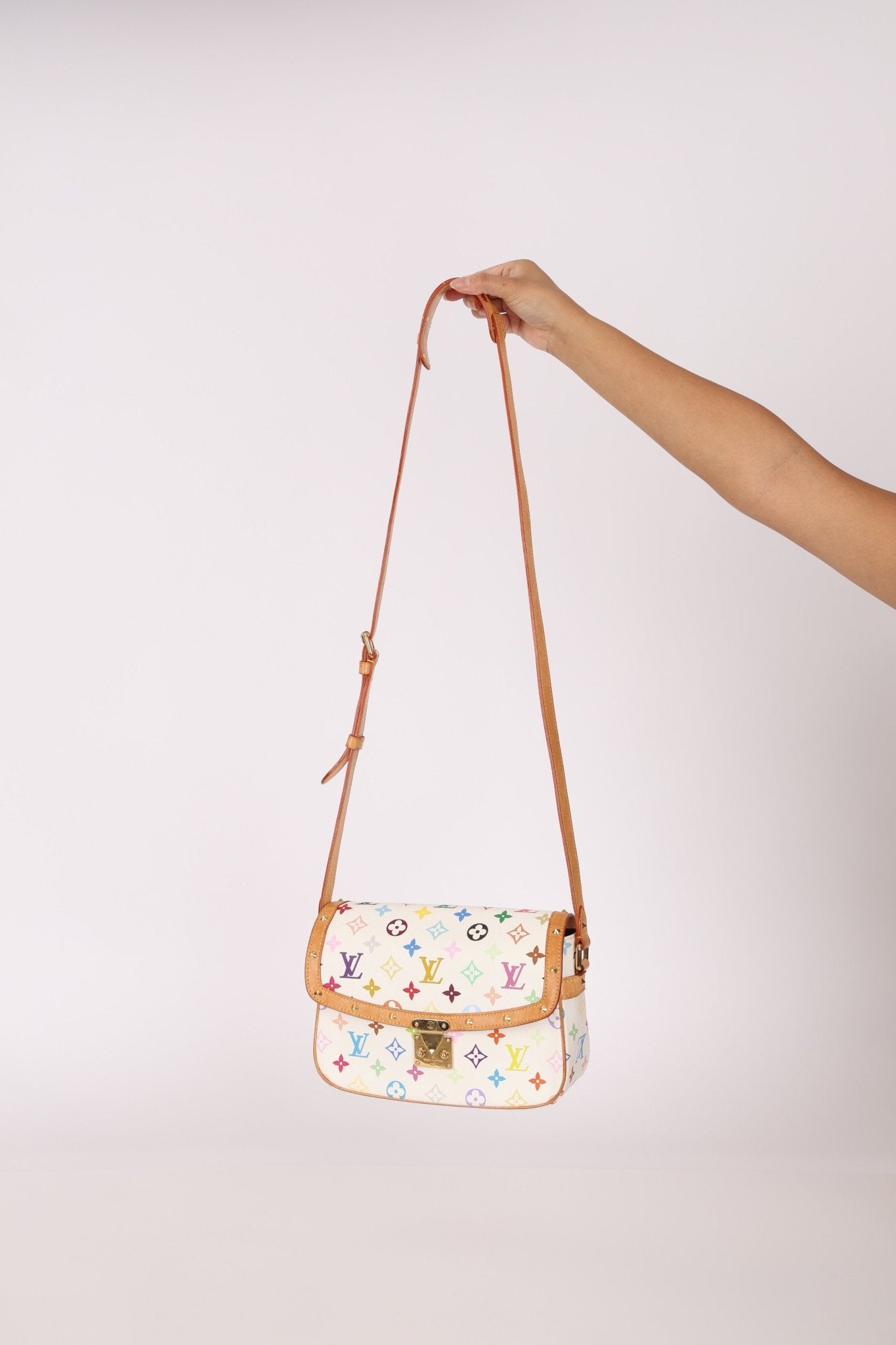 Limited Edition Louis Vuitton x Takashi Murakami White Sologne - FashioNica