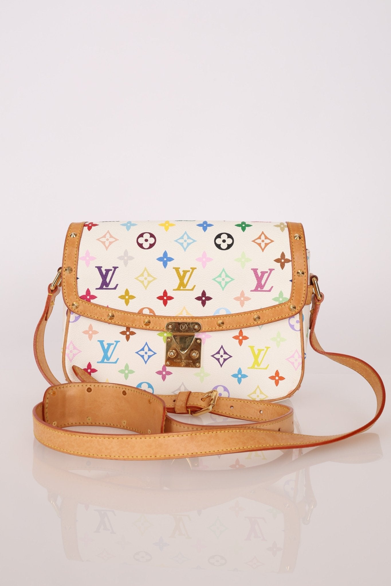 Limited Edition Louis Vuitton x Takashi Murakami White Sologne - FashioNica