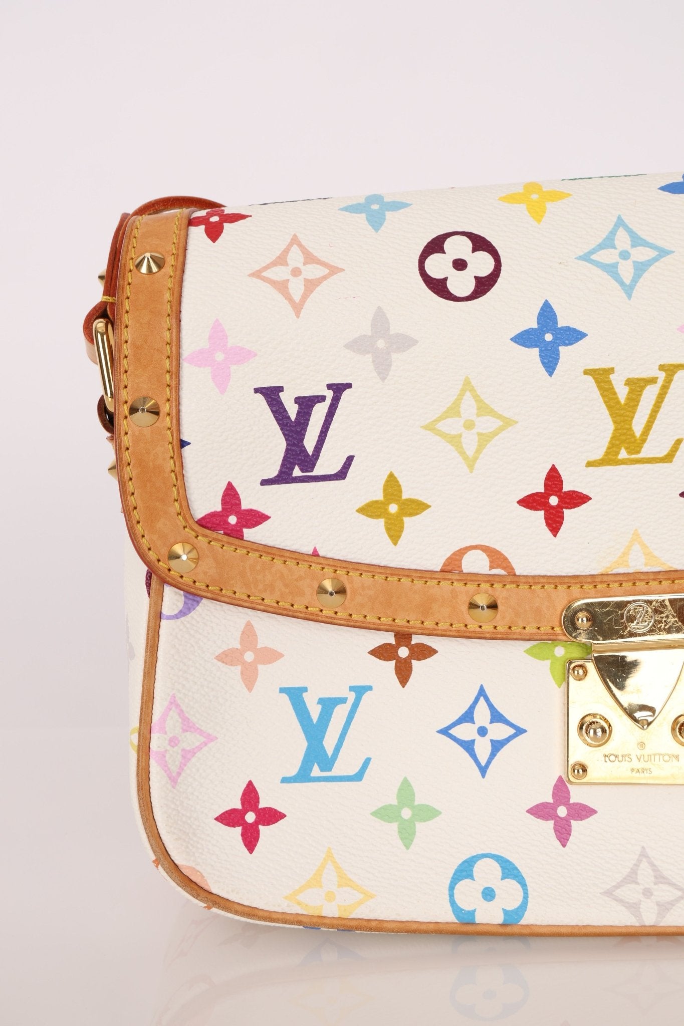 Limited Edition Louis Vuitton x Takashi Murakami White Sologne - FashioNica