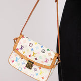 Limited Edition Louis Vuitton x Takashi Murakami White Sologne - FashioNica