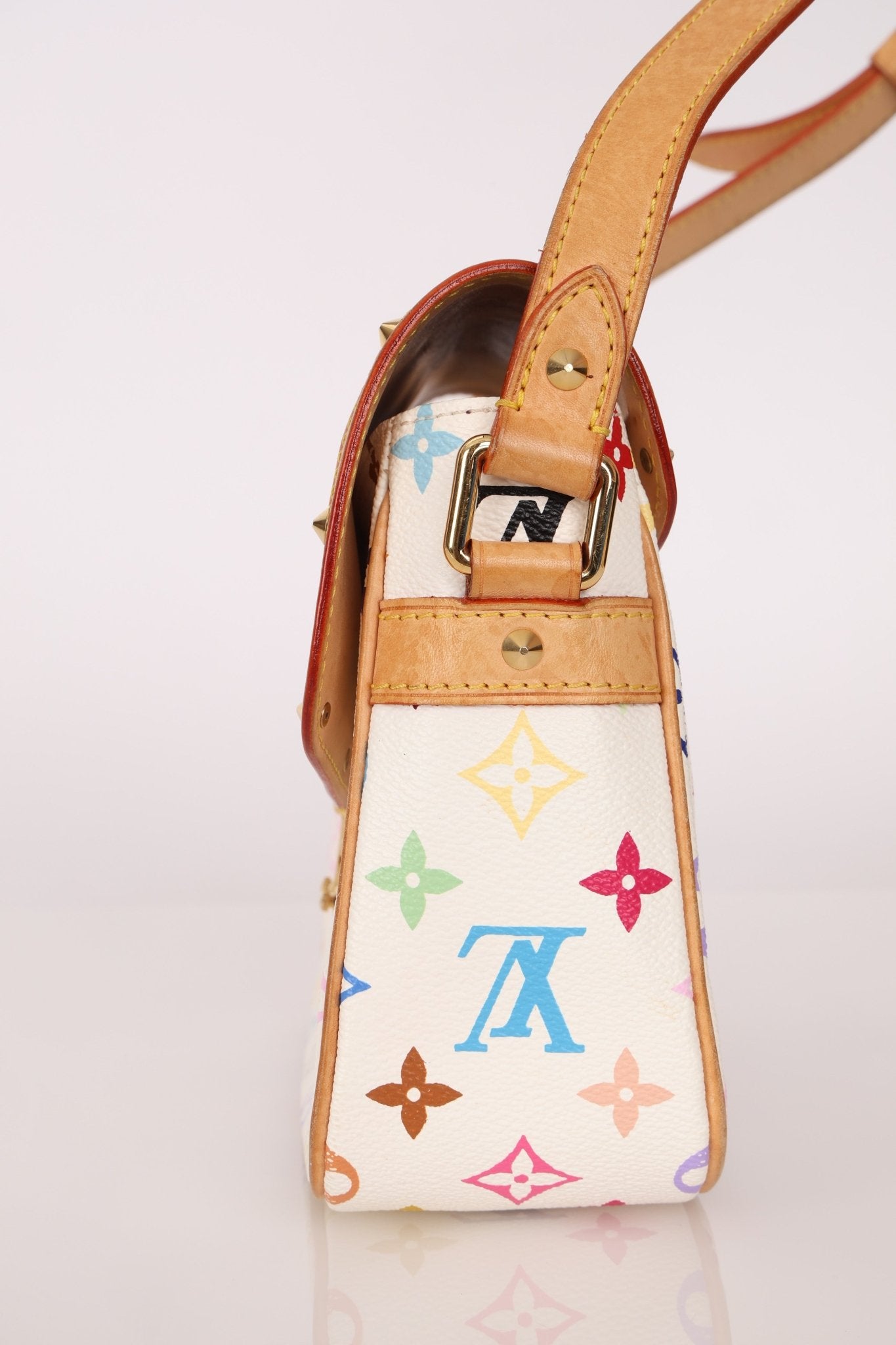 Limited Edition Louis Vuitton x Takashi Murakami White Sologne - FashioNica