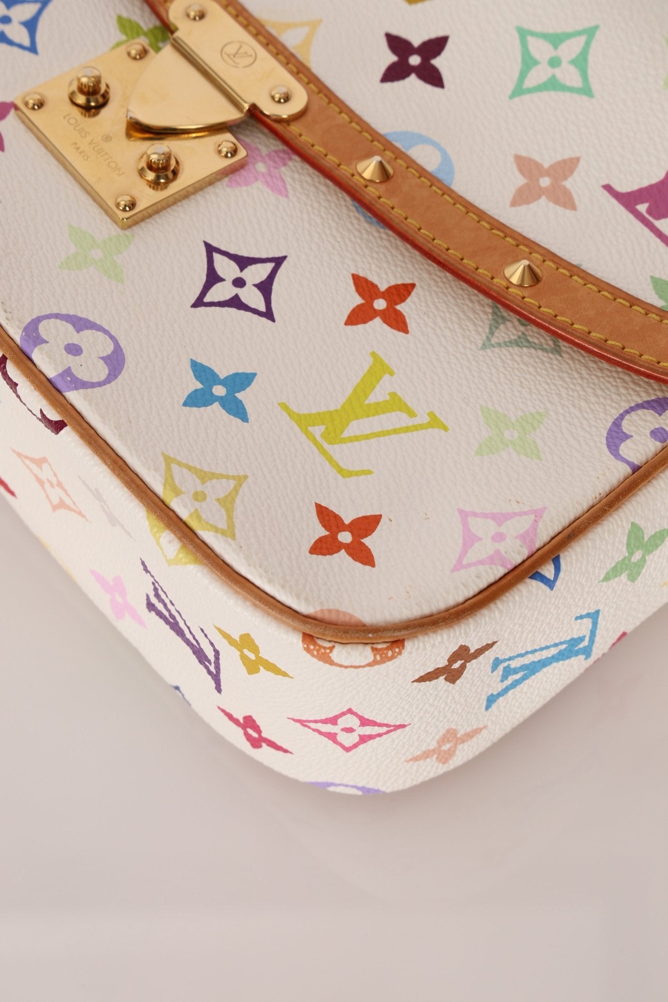 Limited Edition Louis Vuitton x Takashi Murakami White Sologne - FashioNica