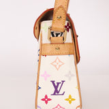 Limited Edition Louis Vuitton x Takashi Murakami White Sologne - FashioNica