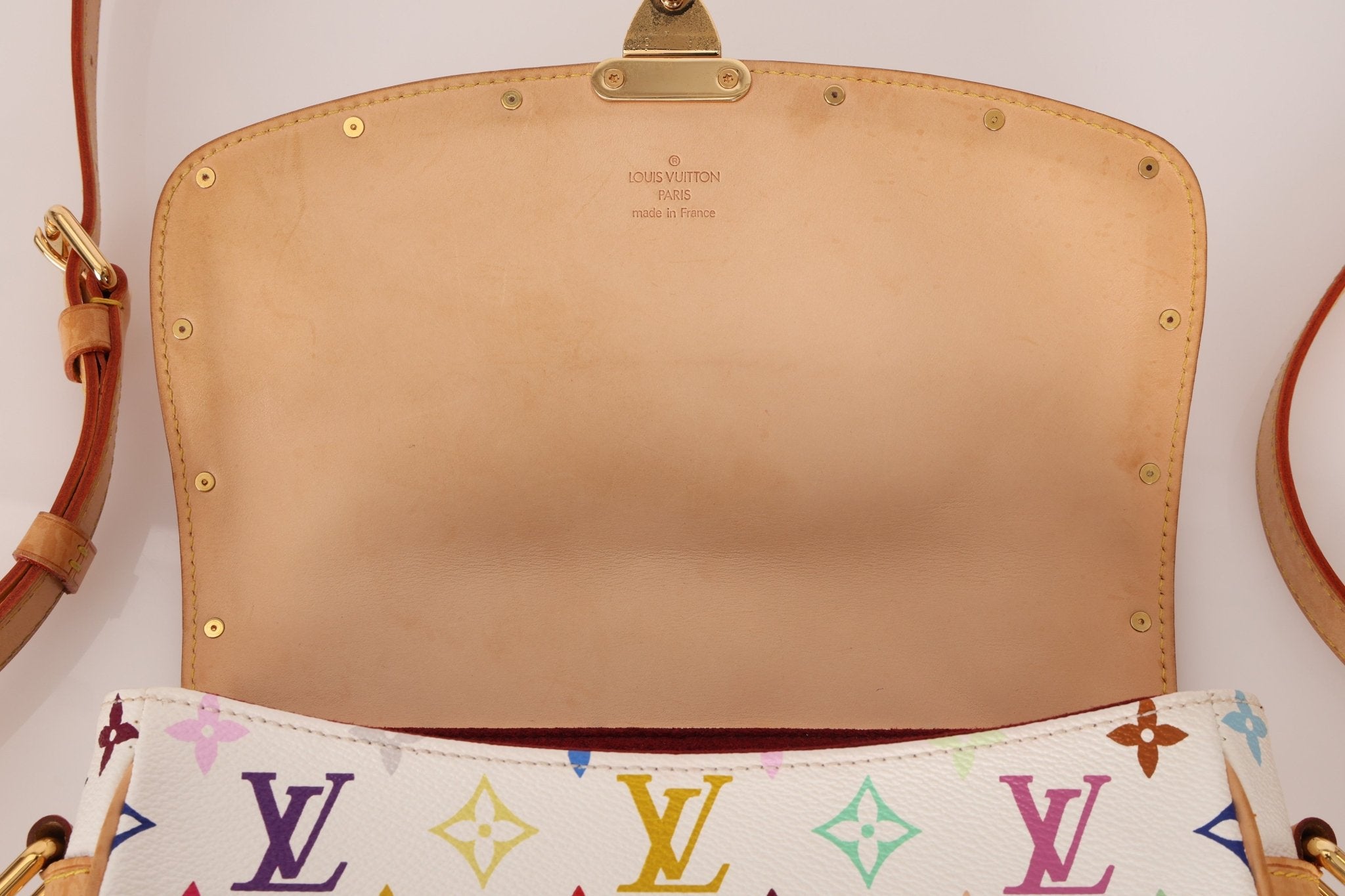 Limited Edition Louis Vuitton x Takashi Murakami White Sologne - FashioNica