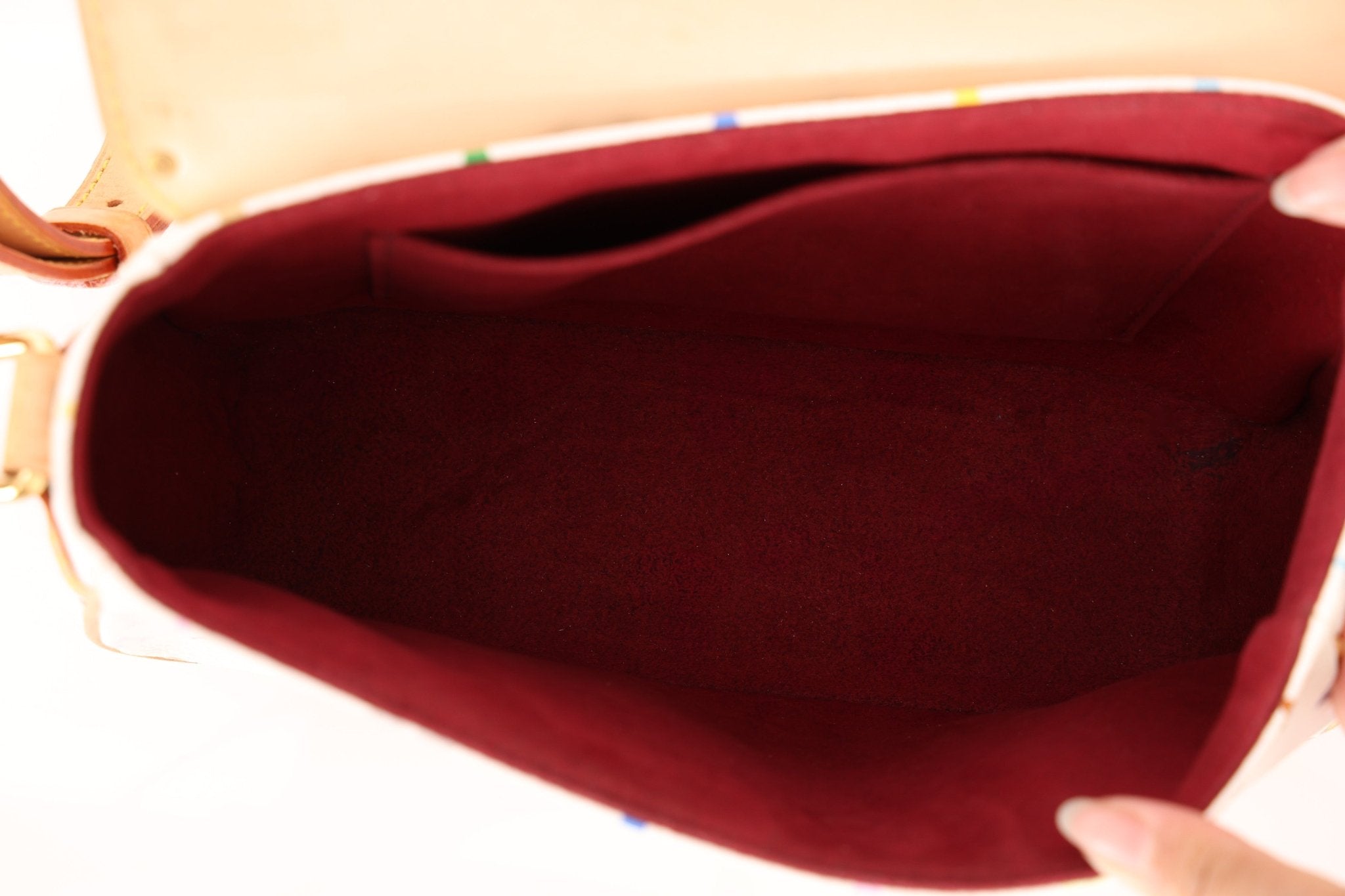 Limited Edition Louis Vuitton x Takashi Murakami White Sologne - FashioNica