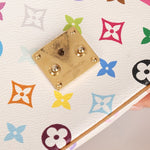 Limited Edition Louis Vuitton x Takashi Murakami White Sologne Crossbody - FashioNica