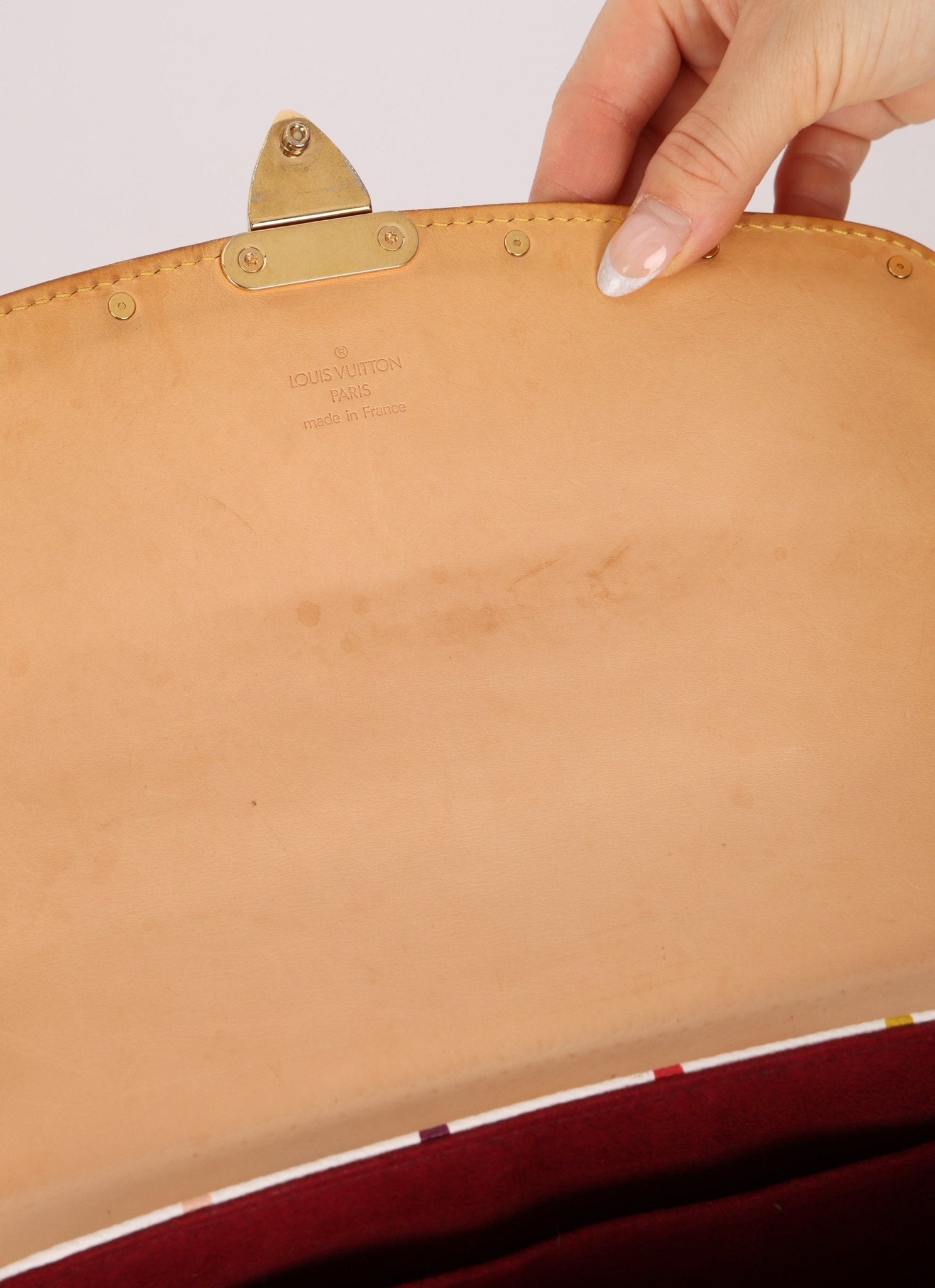 Limited Edition Louis Vuitton x Takashi Murakami White Sologne Crossbody - FashioNica