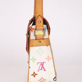 Limited Edition Louis Vuitton x Takashi Murakami White Sologne Crossbody - FashioNica
