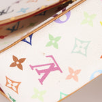 Limited Edition Louis Vuitton x Takashi Murakami White Sologne Crossbody - FashioNica