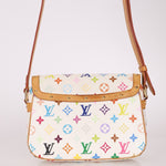 Limited Edition Louis Vuitton x Takashi Murakami White Sologne Crossbody - FashioNica