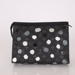 Limited Edition Louis Vuitton x Yayoi Kusama Voyage Monogram Eclipse Pochette MM - FashioNica