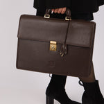 Loewe 1980's Anagram Briefcase - FashioNica