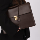 Loewe 1980's Anagram Briefcase - FashioNica