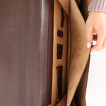 Loewe 1980's Anagram Briefcase - FashioNica