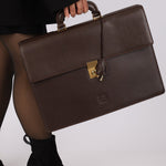 Loewe 1980's Anagram Briefcase - FashioNica